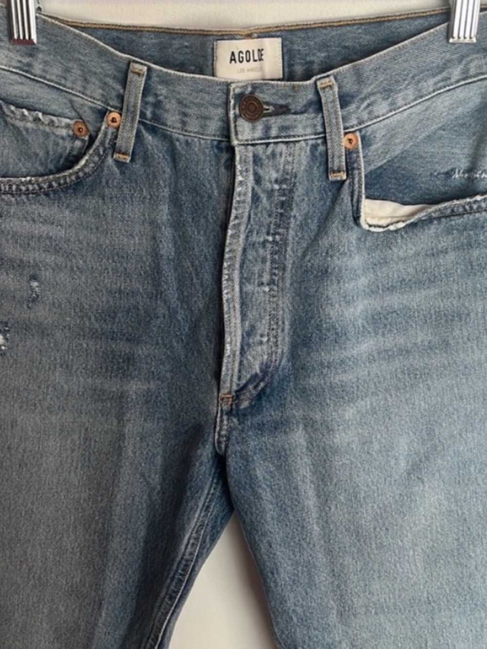 Agolde Riley Crop Jeans Size 26 - Picture 2 of 7